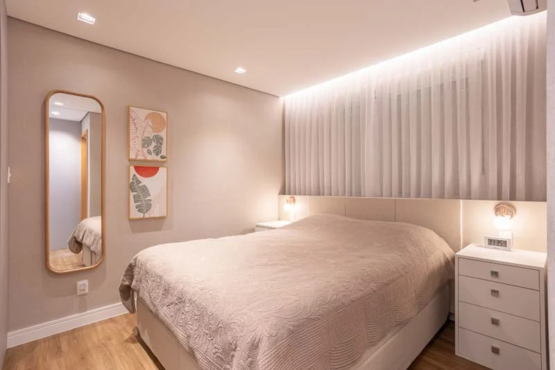 Onde colocar o espelho no quarto? - Inspiração