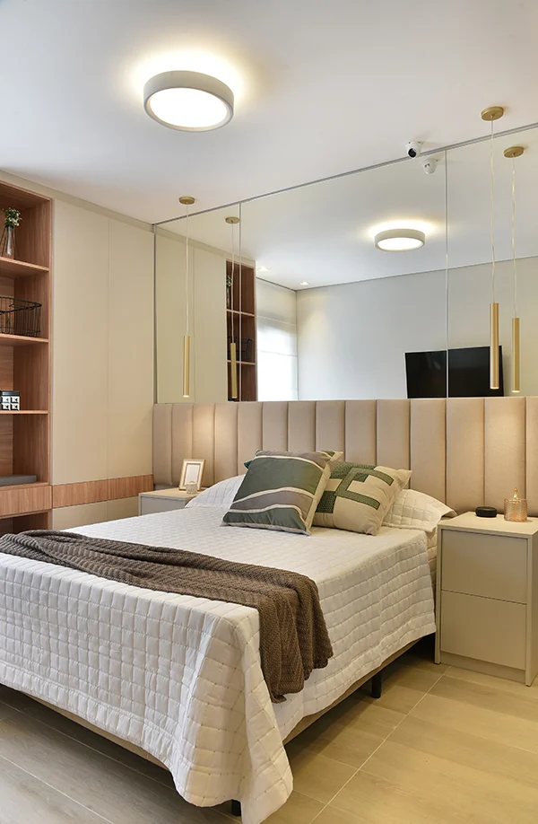 Onde colocar o espelho no quarto? - Detalhe