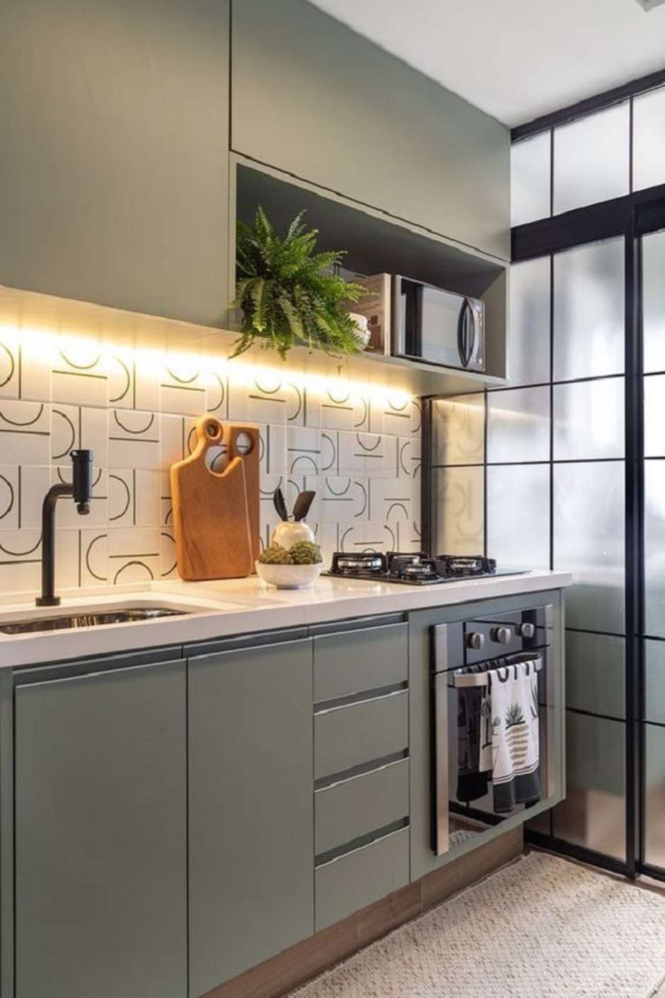 Com Texturas e Películas: Personalizando o Vidro Mini Boreal para um Toque Exclusivo - ideia